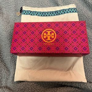 TORY BURCH Minnie travel ballet with metal logo